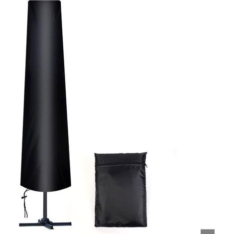 Hülle für geraden Sonnenschirm (Durchmesser ca. 300 cm) aus 210D Oxford mit Aufbewahrungstasche. (1/3)