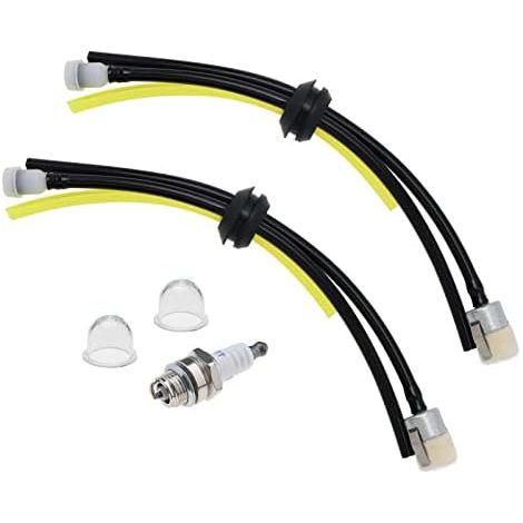 5Pcs Kit Bougies Filtre Carburant Ampoule Amorçage Compatible avec Echo SRM210 SRM225 GT200 GT225 GT225i GT225L (1/5)