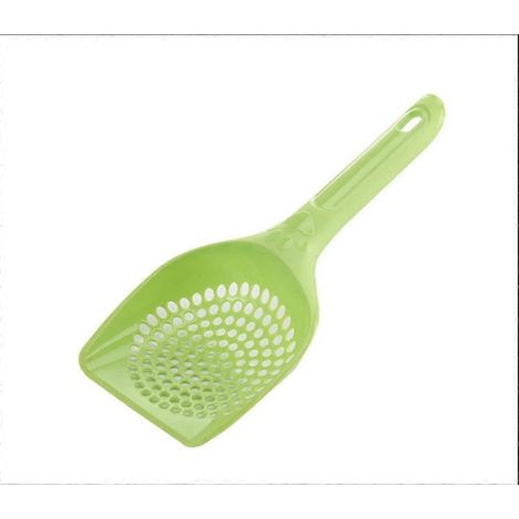 Pelle à litière pour chat en plastique, creuse, de couleur aléatoire, avec petit trou, durable et pratique, bleue, 25,5 € (1/5)