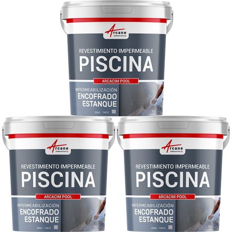 Impermeabilizante para piscinas, revoque impermeable para piscinas y depósitos - ARCACIM POOL