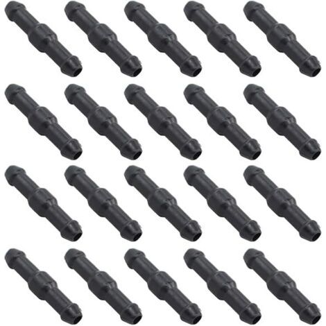 QORVA-Raccord tuyau lave glace,tuyau essuie glace,20 pièces, durable et résistant à la corrosion, connexion solide, convient à la plupart des tuyaux de lave-glace de voiture (1/5)
