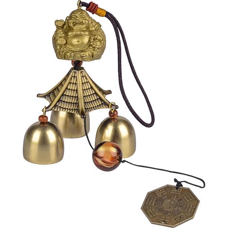 Wind Chime for Garden Decorations Chinese Lucky Metal Bell Garden Ornaments Outdoor (1/5)