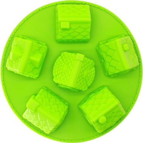 3D-Weihnachtsgeschenk-Lebkuchenhaus-Silikonform, 113 g pro Form, Durchmesser 6,35 cm (1/4)