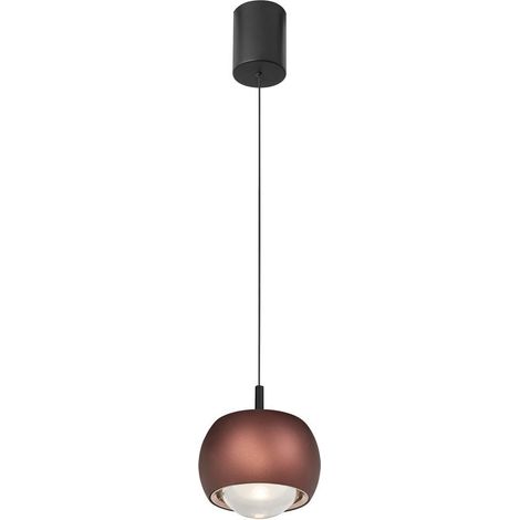 Suspension, Suspension LED Roller, Mantra Marron en Metal, MANTRA