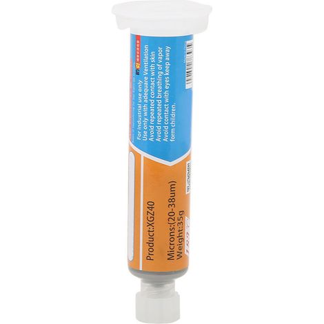 XGZ40 10cc Pâte à souder à l'étain, crème, flux de soudure Sn63 2545 µm