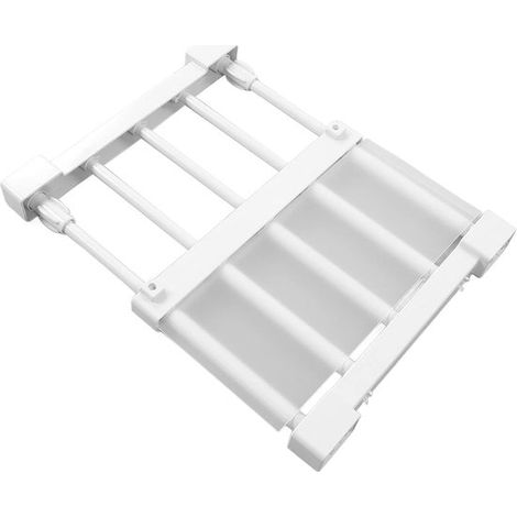 Ausziehbares Regal, verstellbares Regalsystem, Kleiderschrank-Organizer, nagelfrei, Kleiderschrank-Trennwand, Garderobenregal (23-30 cm) (1/5)
