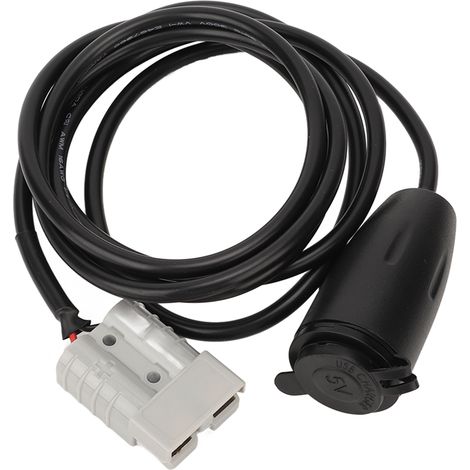 Connecteur de charge batterie 50A à 4.8A avec adaptateur USB, câble 16AWG 2m pour véhicule et industrie (1/5)
