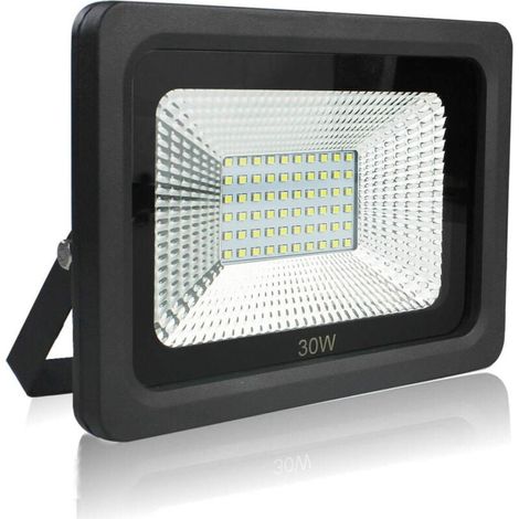 YMYNY Projecteur LED d'extérieur IP65, lumière chaude et froide, 30 W, 50 W, 100 W, blanc froid, 30 W