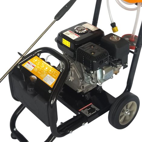 Benzin Hochdruckreiniger Reinigungsmaschine Flächenreiniger Motor Dampfstrahler Dreckfräse 7.5 PS  5 Düsen