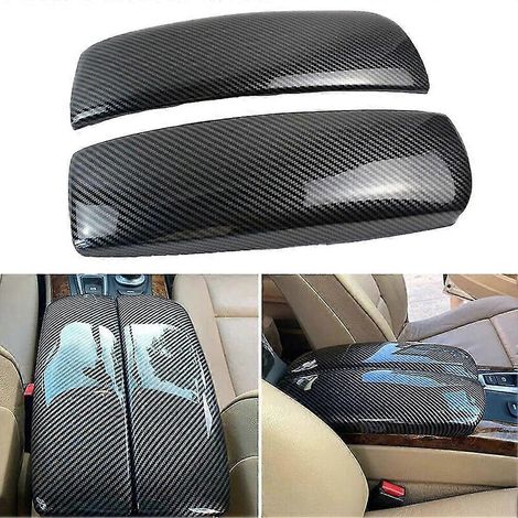 Für BMW X6 E71 E70 Armlehnenboxabdeckung ABS Neu Carbonfaser-Optik Performance/Custom 1-teiliges Interieurzubehör