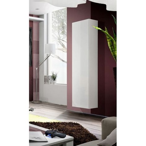 Rangement colonne - Fly - L 40 cm x H 170 cm x P 29 cm - Blanc - Livraison gratuite