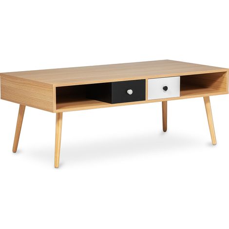 Holz-Couchtisch - Skandinavisches Design - Miua Natural wood