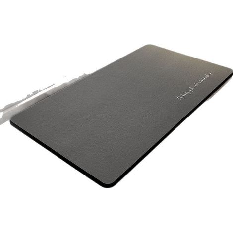 Tapis de bain en diatomite, tapis de douche antidérapant, absorbant et à séchage rapide, résistant aux taches, pour la salle de bain (40 x 60 cm) (1/2)