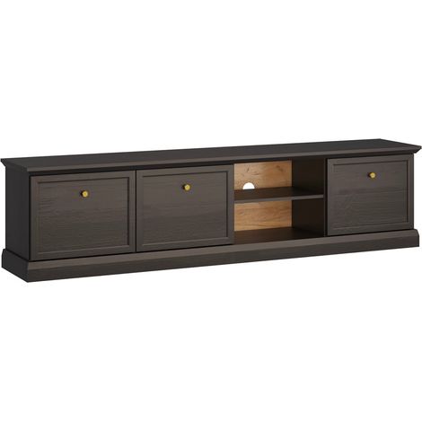 Mobile TV 3 ante Toja marrone antracite 206,2cm (1/3)