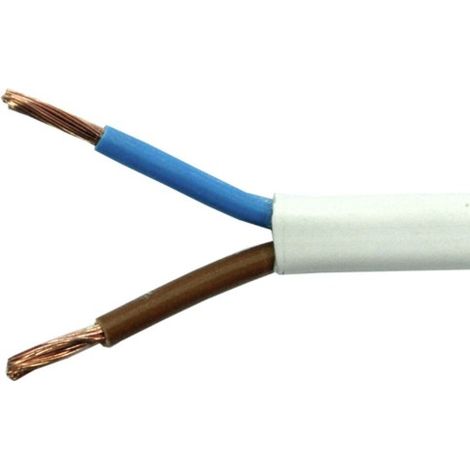 Cable Manguera Plano Blanco 2 X 0,75 Mm Onlex 23035