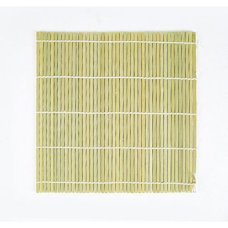 Rouleau à sushi en bambou 24x24cm, natte de roulage pour sushi, tapis de sushi en bambou, outil de préparation de makis (1/5)