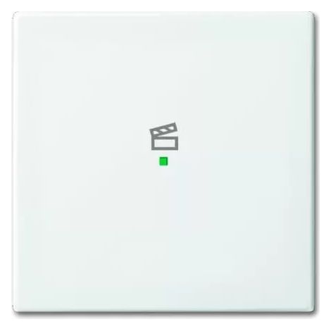 BUSCH-JAEGER Wippe 6233-10-914, Symbol Szene, free@home, alpinweiß (1/2)