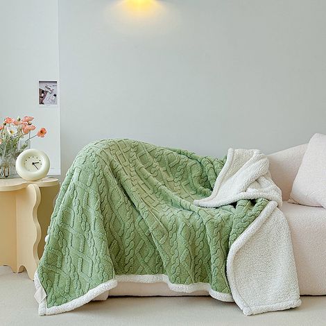 Couverture En Peluche Tafu - 150x200 cm - Velours Corail Épais - Pour Canapé, Sieste ou Hiver - 1 Pièce (1/4)