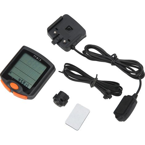 Ordinateur de vélo filaire étanche, compteur de vitesse multifonction avec rétroéclairage nocturne, unités métriques/pouces, pour cyclisme (1/5)