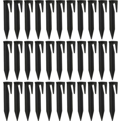 150 Pcs Piquets de Fixation pour Câbles Périphériques, Piquets de Terre pour Robot Tondeuse Accessoires pour Tondeuses à Gazon, Piquet de Terre pour Câble de Délimitation (1/5)