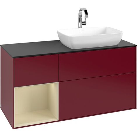 Villeroy & Boch F802HJHB Meuble sous-lavabo Finion F80 (1/3)
