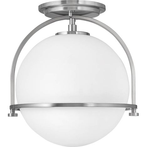 Elstead Hinkley Somerset Plafonnier Globe Nickel Brossé (1/5)