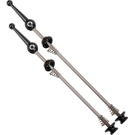 Levier de serrage rapide pour VTT, axe en titane, roue pliante en alliage de titane, noir (1/5)