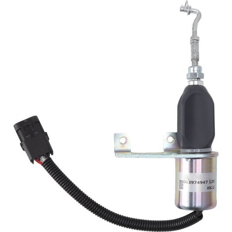 Elektrischer Endschalter für Bagger, Magnetventil 3974947, 12 V, Kraftstoffabschaltung, Motorabschaltung, Zubehör (1/5)