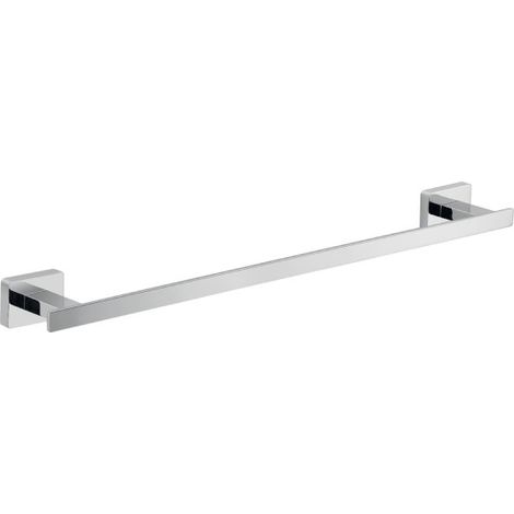 PORTA SALVIETTE DA PARETE IN ACCIIAO INOX MODELLO ATENA - DIM. CM (LXPXH): 60X5,6X3,5  - CROMATO  - GDY