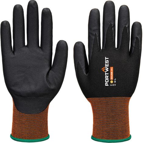 Guante de microespuma de nitrilo GP Grip 21 A377 XXL Negro (1/2)
