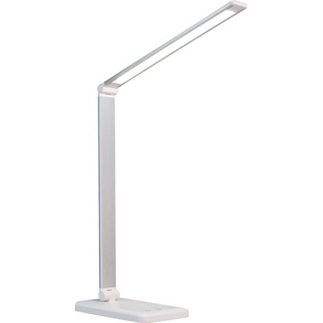LED-Schreibtischlampe, dimmbar mit 5 Modi, flexibler Touch-Steuerung, Augenschutz, Nachttischlampe mit USB-Anschluss und Timerfunktion (1/5)
