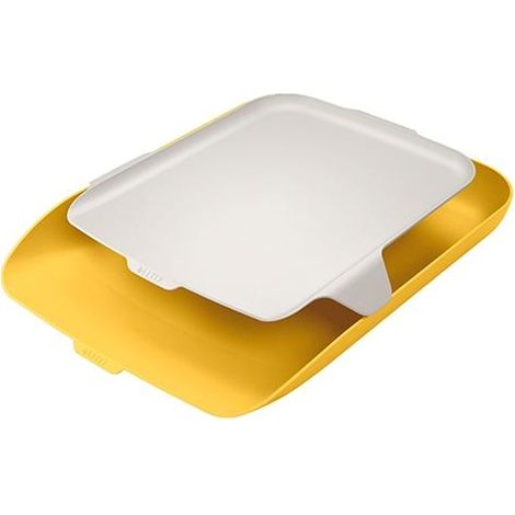 52590019 bandeja de escritorio/organizador Poliestireno (PS) Amarillo