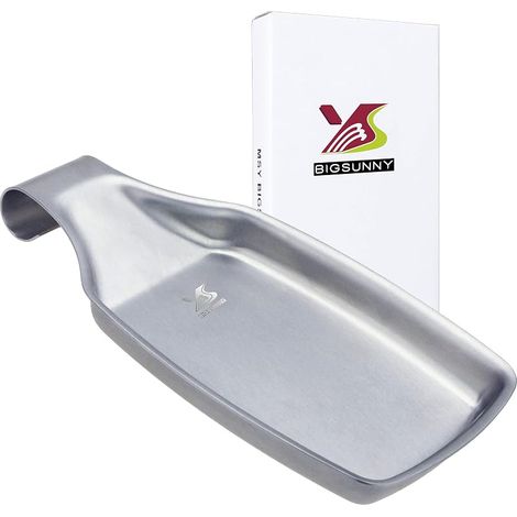 Cuillère de cuisine Idéal pour poser, durable, brossé en acier inoxydable 18/8 (1/5)