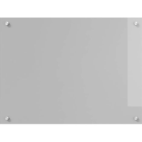 Schienale da cucina Paraschizzi Grigio chiaro 80 x 60 cm vetro temperato (1/5)