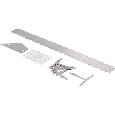 Règle de Mesure pour Guitare, Jauge de Courbature de Manche et Outil d'Accordage en Argent pour Lutherie (1/5)