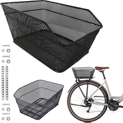 Cesta portabicicletas desmontable grande con fijación atornillada (1/5)