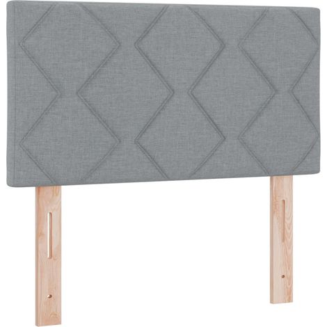 Maison Exclusive - Testiera LED Grigio chiaro 80 cm Tessuto