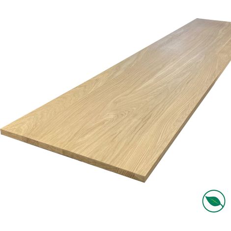 Forestea – Tablette en chêne massif pleines lames 1200 x 200 x 20 mm – Bois durable pour intérieur – Qualité supérieure – Livraison rapide en France