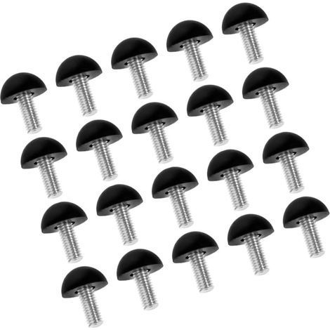 20 Pieces Adjustable Furniture Leveling Pads with Screws and Round Leveling Pads for Tables, Chairs and Cabinets, Stable Furniture Supports and Adjustable Height Rails for Furniture (1/5)