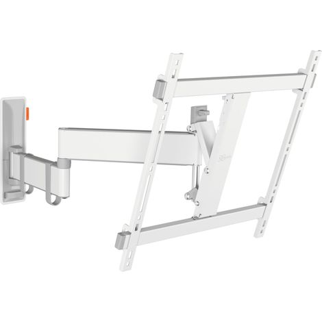 Support Mural TV Pivotant Blanc pour 32-65 Pouces (1/5)