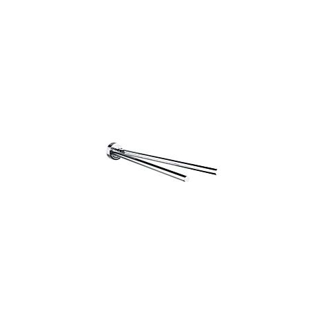 emco polo porte-serviettes, pivotant, L=410mm, 2 bras, chromé, (1/5)