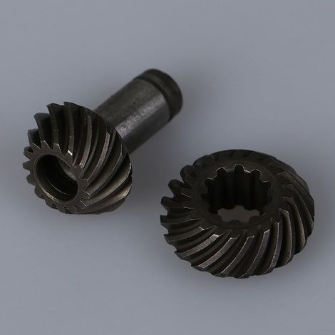 Set of 2 bimetallic gear heads with seven or nine teeth for fuel-powered brush cutters and lawnmower accessories (nine teeth) (1/4)