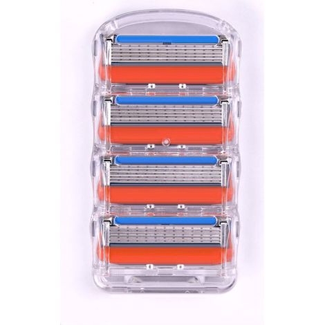 Elektrischer Herrenrasierer – 5 kompatible Ersatzklingen – Für langes und kurzes Haar – 5 Klingen – Einfache Anwendung und Reinigung (1/5)