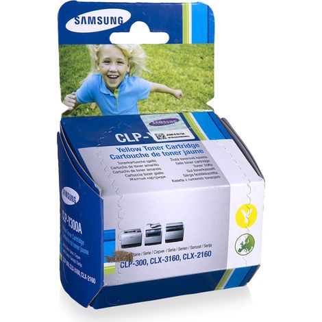 SAMSUNG Cartouche de toner - 1 x jaune - 1000 pages - CLP-Y300A (CLP-Y300A/ELS)