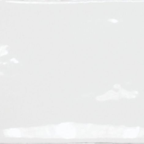 Carrelage mural faïence effet artisanal MASIA 15x7.5cm Blanco - brillant - - boîte de 0.50 m2 15x7.5 cm Blanco - brillant - - boîte de 0.5 m2