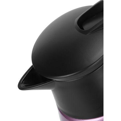 Bidon isotherme grande capacité 2L en acier inoxydable pour café ou thé - Violet (1/5)