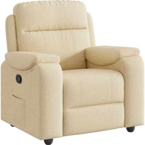 Maison Exclusive - Relaxsessel Creme Stoff