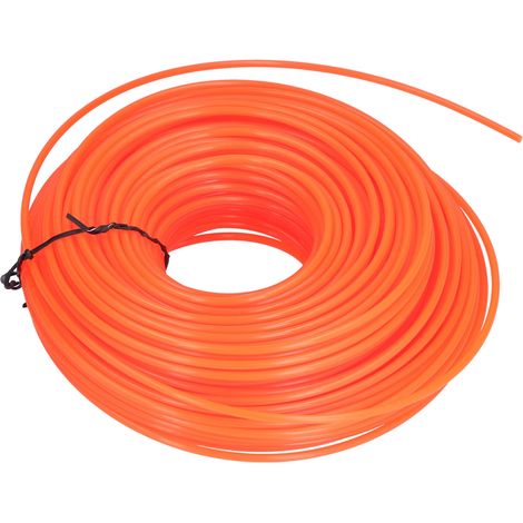 Fil de rechange pour coupe-bordures, haute flexibilité, installation facile, résistant à l'usure, corde de coupe en nylon rouge 3.0 Circle (1/5)