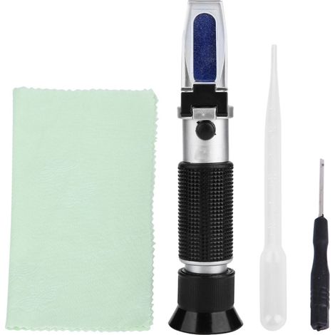 Brix-Refraktometer RZ120, ATC Zuckertester 0-32% für Bier, Wein und Fruchtsäfte.