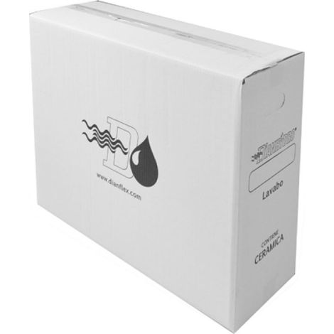 IMBALLO IN CARTONE PER LAVABO CM 65x22 x H. 49 cm 65x22 x H.49